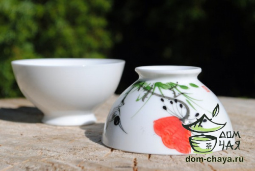 Пиалы из тонкостенного Фарфора ручной росписи f78