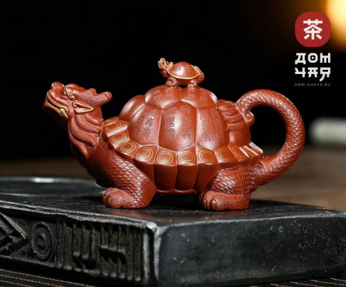 Авторский Исинский Чайник «Дракон-черепаха» SHQ #703, 300мл 