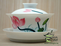  Гайвань Лотос «тонкостенный Фарфор»,135 мл. 	 	 	 	